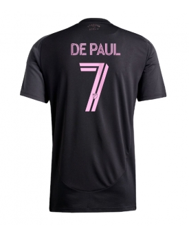 Inter Miami Rodrigo De Paul #7 Maglia Gara Trasferta Repliche 2025-26 Maniche Corte